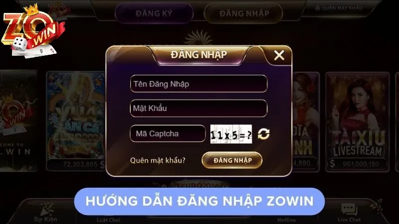 Bắt Đầu Mỗi Lần Đăng Nhập Zowin