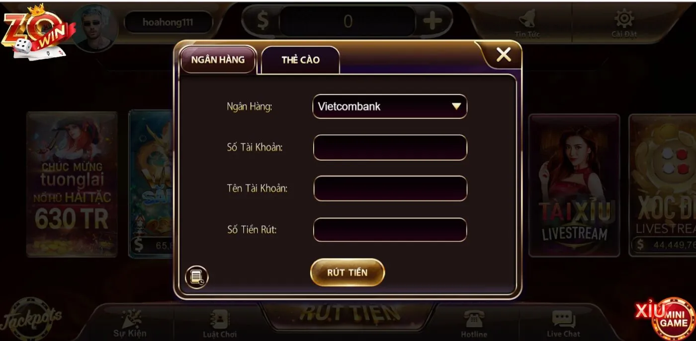 Điều Kiện Rút Tiền